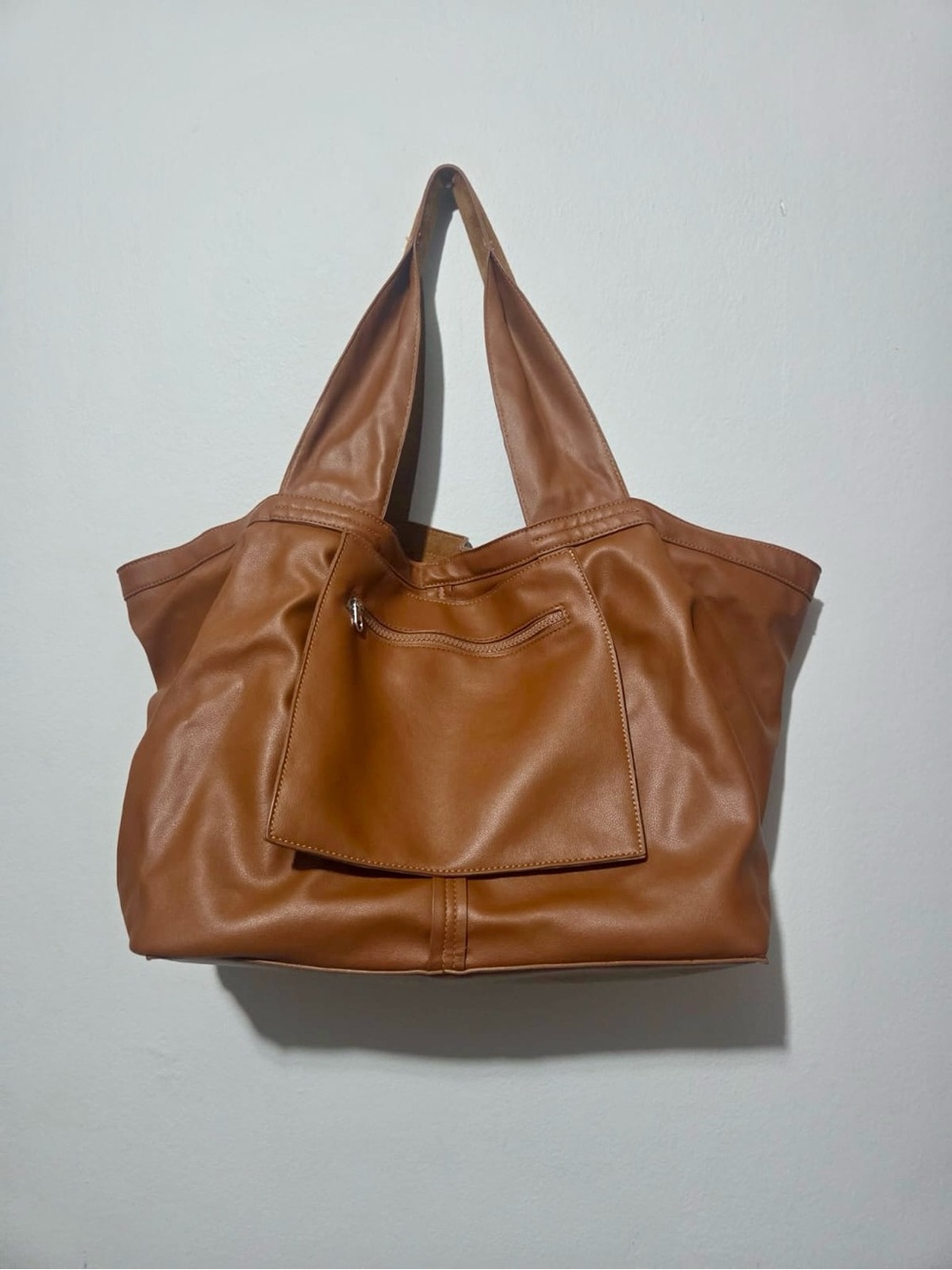 Blair Reversible Vegan Suede Tote - Picture 2 of 5